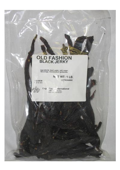 1 Lb Old Fashion Black Jerky